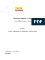 Proposta de Ensino de Física Quântica No Ensino Médio