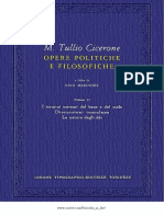 Marco Tullio Cicerone, A Cura Di Nino Marinone-Opere Politiche e Filosofiche. I Termini Estremi Del Bene e Del Male, Discussioni Tusculane, La Natura Degli Dei. Vol. II-UTET (1955)