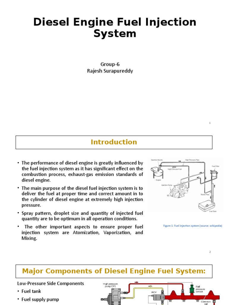 Diesel Engine Fuel Injection System PDF Fuel Injection Diesel Engine