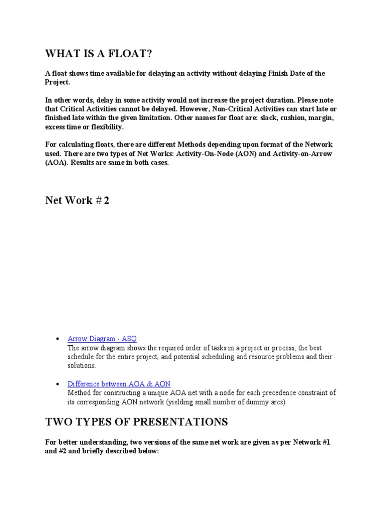 What Is A Float PDF Areas Of Computer Science Applied Mathematics