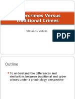 Additional - Cybercrimes Versus Traditional Crimes