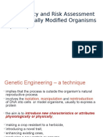 Lect 12. Food Safety and Risk Assessment of GMOs