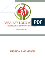 Para Kay Lolo at Lola POWERPOINT