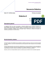 Secuencia Didáctica - Didáctica II PDF