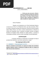 Requerimento Arapongas e General Heleno