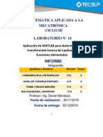 Transformada inversa de Laplace con MATLAB