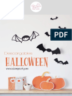 Calabazas de papel para Halloween
