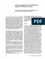 The Role of Polysomnography in The Differential Diagnosis of CHR 1988