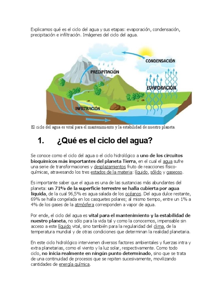 Ciclo Del Agua El Ciclo Del Agua O Ciclo Hidrologico Del Agua La Images
