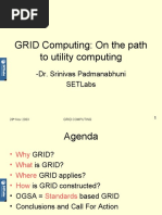 Grid Computing: On The Path To Utility Computing: - Dr. Srinivas Padmanabhuni Setlabs