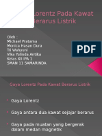 Gaya Lorentz Pada Kawat Berarus Listrik.pptx