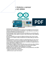 Tutorial de Arduino y Sensor Ultrasónico HC PDF