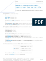 Comparaison Adjectifs