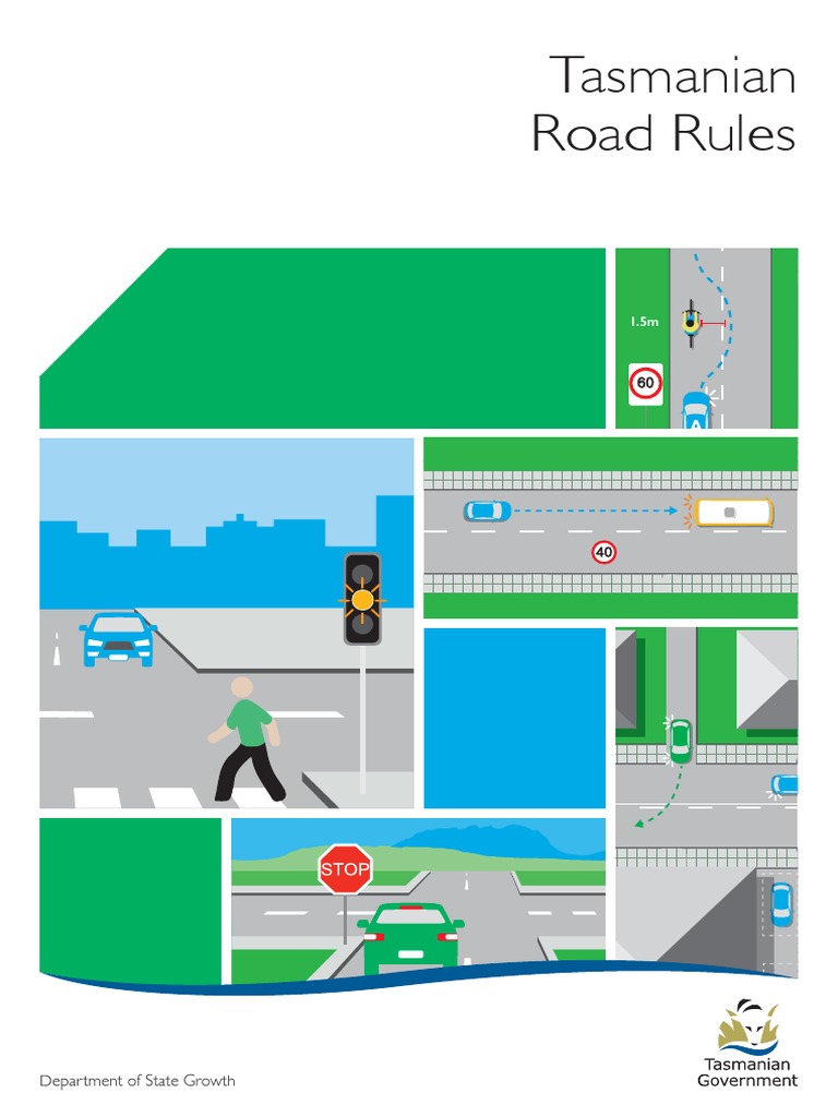 Tasmanian Road Rules Handbook PDF Traffic Traffic Light