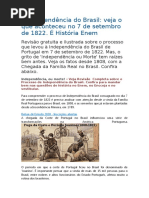 A Independência do Brasil