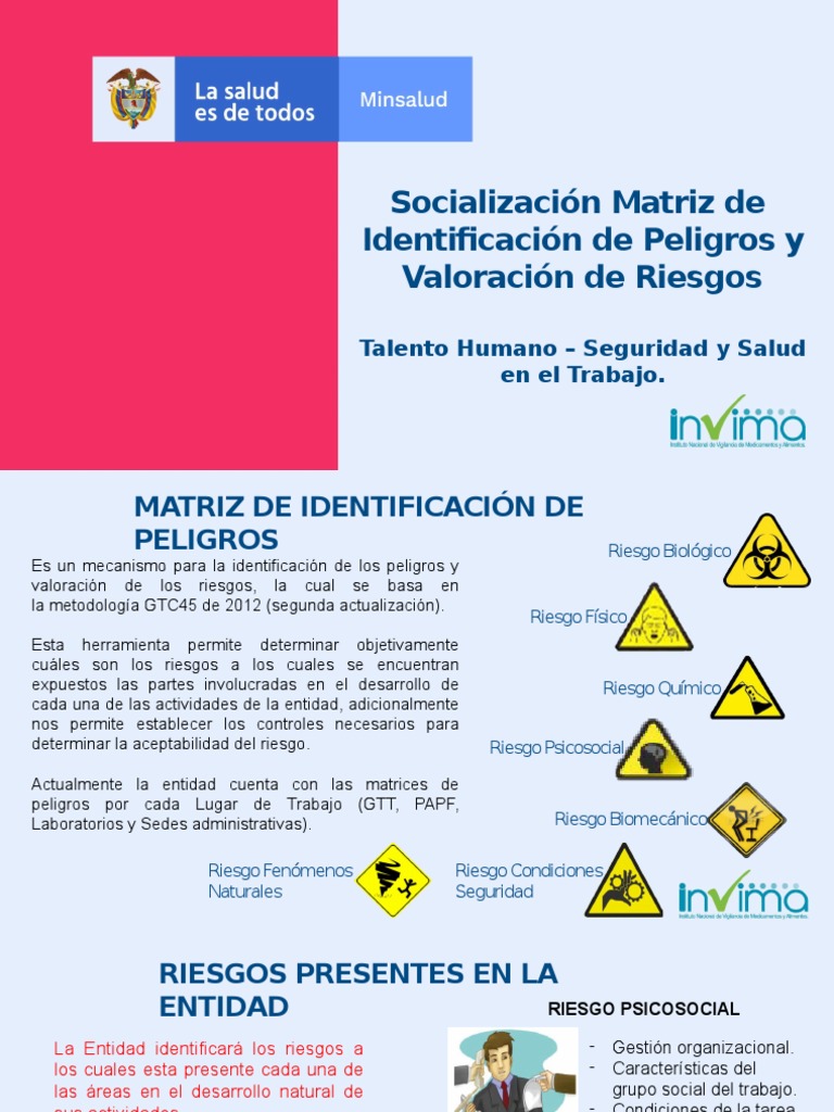 Matriz de Riesgos en Seguridad Laboral | PDF | Precipitación | Riesgo