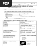 Evaluacion Sistema Solar 3 Basico