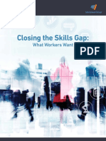 Closing The Skills Gap Know What Workers Want