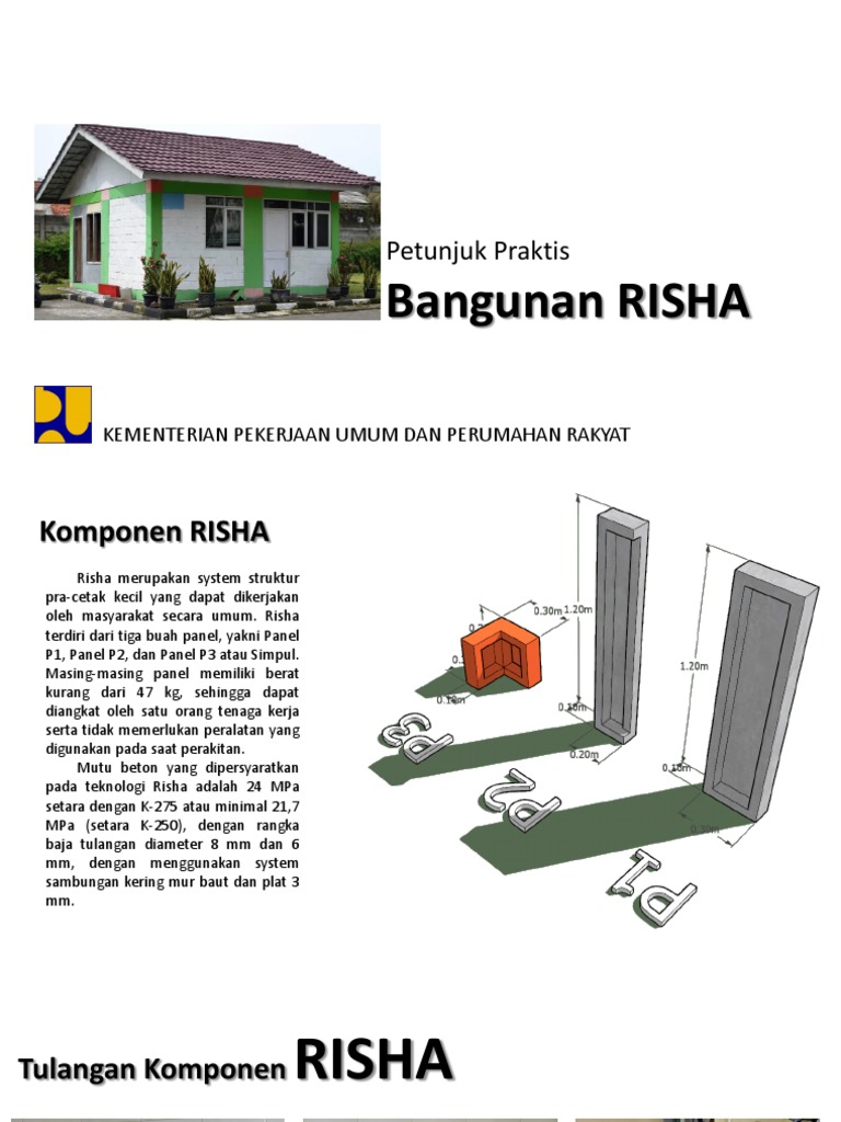 Panduan Struktur dan Panel Rumah RISHA | PDF