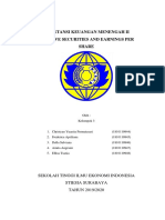 DILUTIF SECURITIES AND EARNINGS