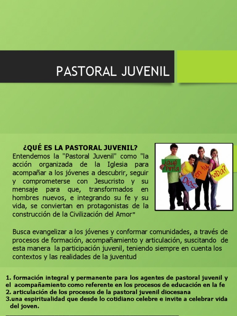 Definición de Pastoral Juvenil | PDF