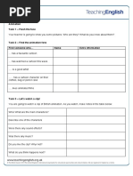 Animation Student Worksheet PDF