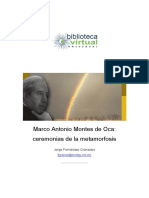 Marco Antonio Montes de Oca - Ceremonias de La Metamorfosis