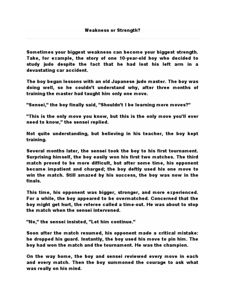 Turning Weakness into Strength | PDF | Rwanda