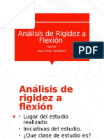 Análisis de rigidez a flexión