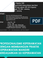 Profesionalisme Keperawatan Dengan Membangun Praktik Keperawatan Mandiri Be PDF