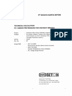 Analisa Teknis PCI Pretension H. 90 L. 10.8 MTR