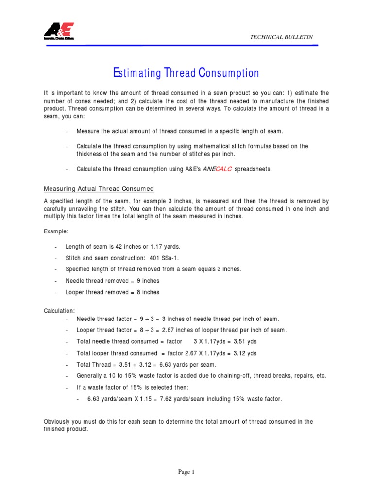 Estimating Thread Consumption PDF | PDF