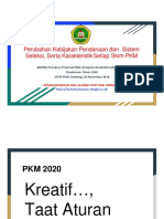 PKM 2020: Kreatif, Taat Aturan