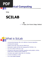 Numerical Computing: Scilab