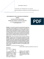 Intercambiador de Tubos Concentricos Sistematizado