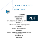 1.3  ANALISIS DE COSTOS