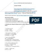 40+ Soal UAS Bahasa Inggris Kelas 5 SD/MI