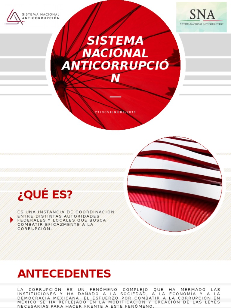 Sistema Nacional Anticorrupción en México | PDF | Corrupción política ...