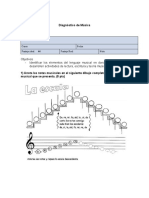 Diagnóstico 4to musica