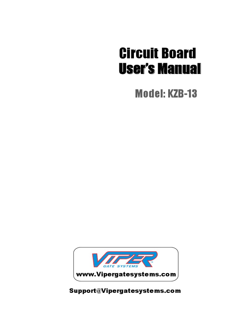 KZB13 Manual PDF Remote Control Switch