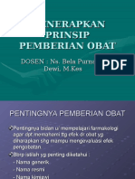 Menerapkan Prinsip Pemberian Obat