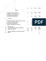 BOQ Estimate Roof Option 1