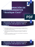 Determinación de Requerimientos - La Cocó Boutique (Autoguardado)