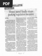 Manila Bulletin, Mar. 12, 2020, House panel finally okays parking regulation measure.pdf