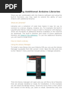 Installing Additional Arduino Libraries