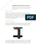 Installing Additional Arduino Libraries