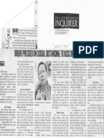 Philippine Daily Inquirer, Mar. 12, 2020, Duque Pressed On Social Distancing To Kiss or Not To Kiss PDF