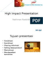 High Impact Presentation