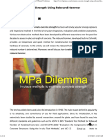 Estimate Concrete Strength Using Rebound Hammer - FPrimeC Solutions PDF