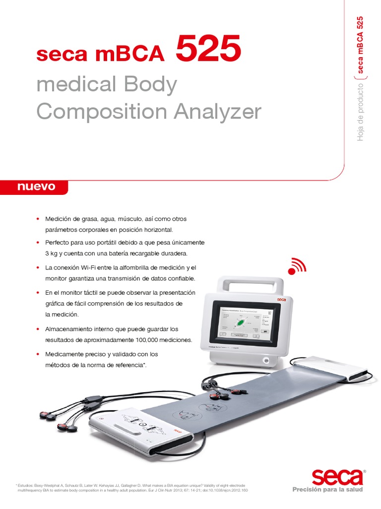 INT Es mBCA 525 Product Sheet PDF | PDF | Impedancia eléctrica ...